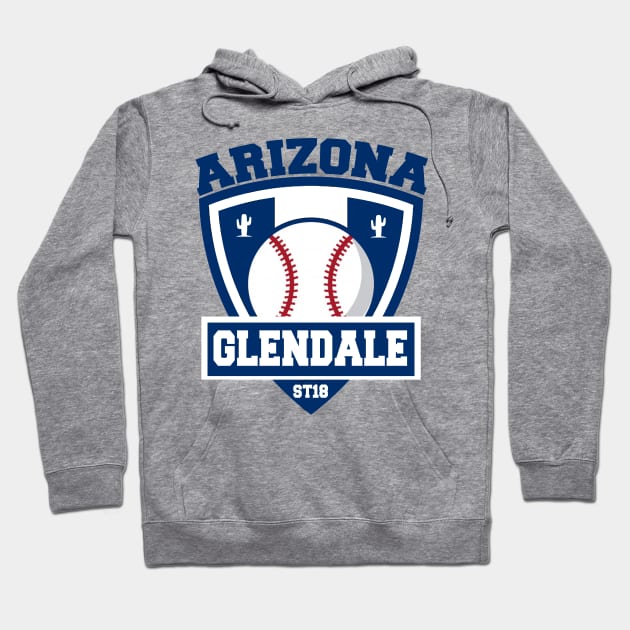 Glendale, Arizona Baseball Spring Training Hoodie by OffesniveLine